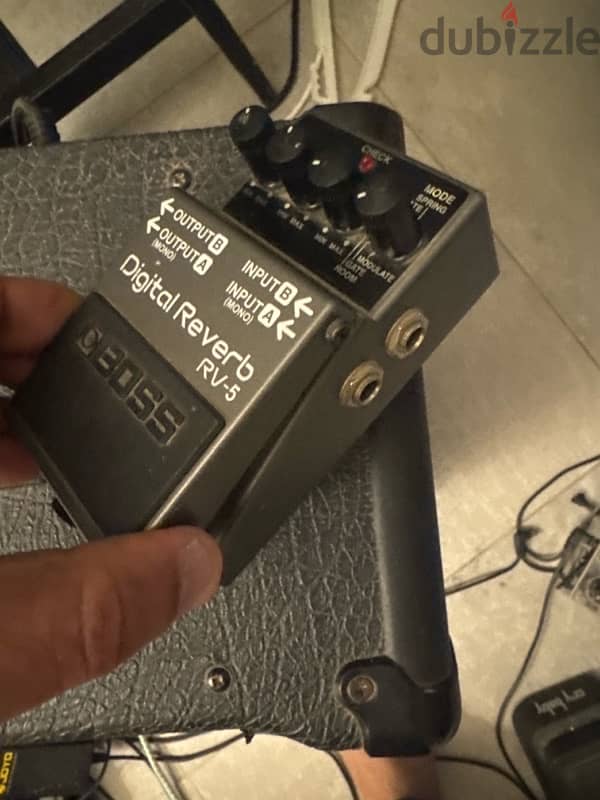 Boss RV-5 digital reverb effects pedal 1