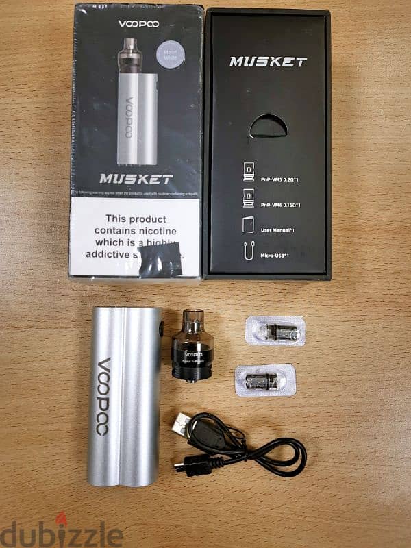 Musket kit Voopoo جديدة زيرو تم فتح العلبة للتصوير لم تستخدم 1