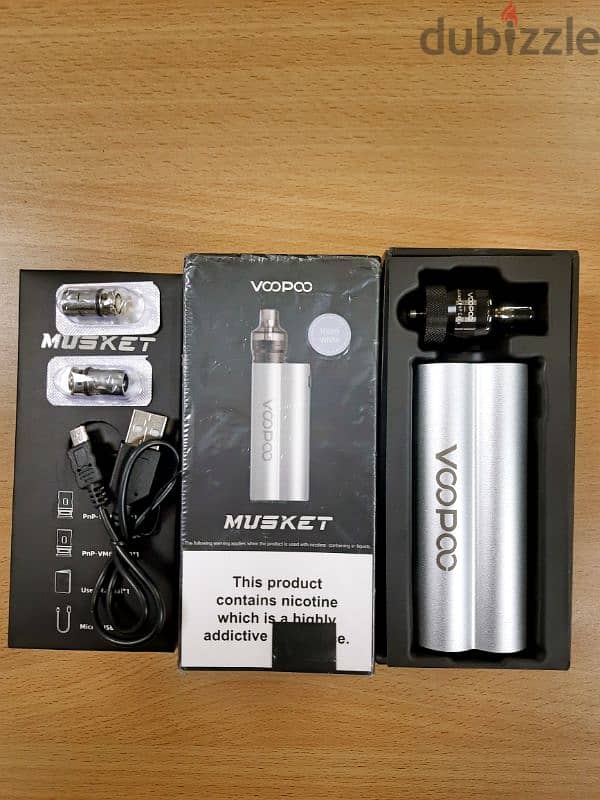 Musket kit Voopoo جديدة زيرو تم فتح العلبة للتصوير لم تستخدم 2