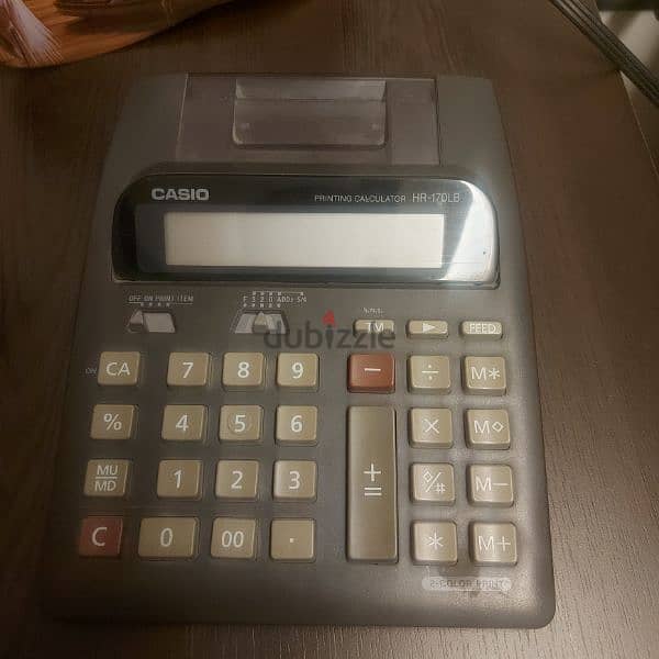 casio printing calculator 0