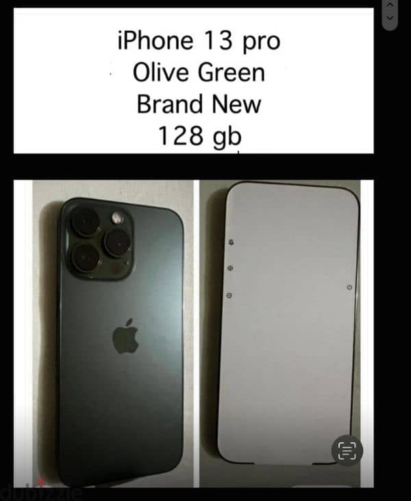 IPhone 13 pro olive NEW 0