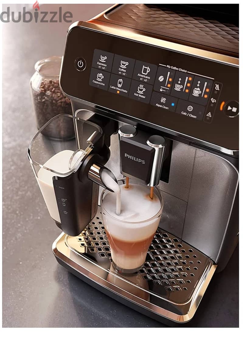 جديده متبرشمه  Philips coffee machine fully automatic 3200 series 3