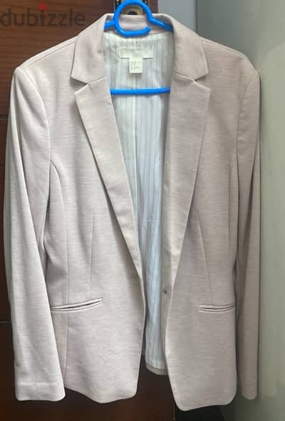 H&M pink blazer