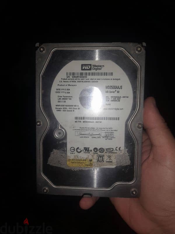 HDD 250 GB  ---- هارد ٢٥٠ جيجا 1