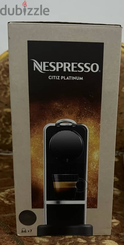 Nespresso CitiZ Platinum C140 Original Stainless Steel Coffee Machine 2