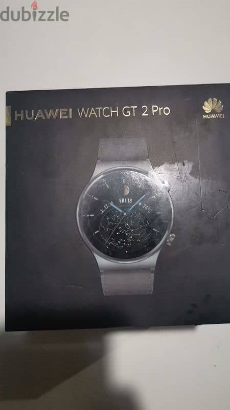 ساعه Huawei GT2 pro جديده تماما لم تستعمل بقفله العلبه بتاعتها 0