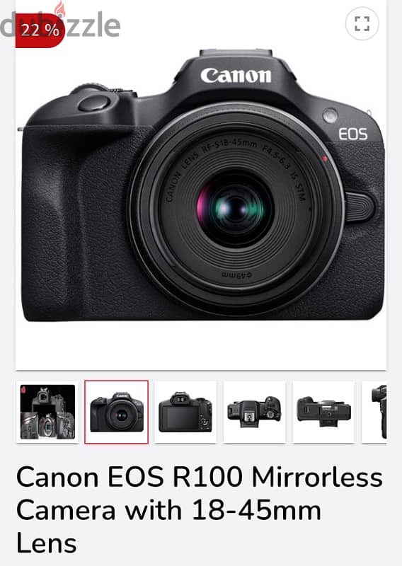 Canon R100 (Mirrorless) 1