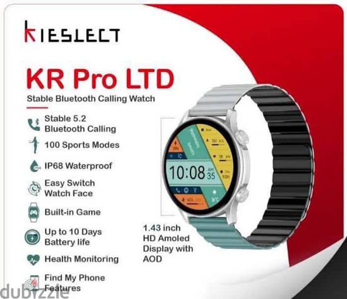 Kieslect KR Pro LTD Smart Watch - Silver 2