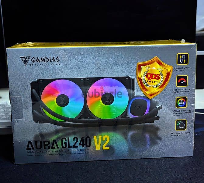 تبريد مائي GAMDIAS AURA GL 240V2 0