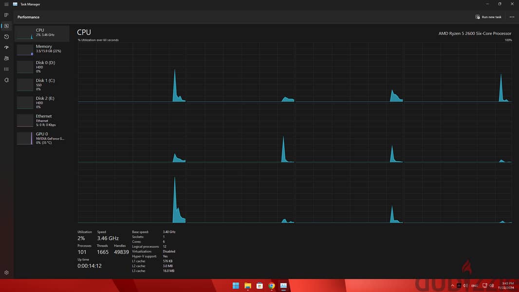 تجميعه RYZEN 5 2600 0