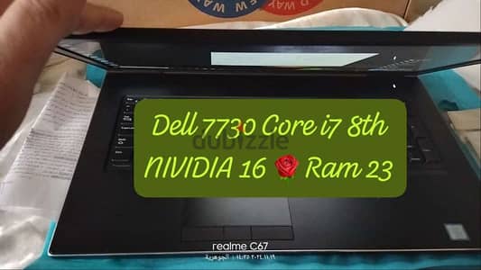 dell 7730 nividia 16 giga Core i7 8th Ram 32 Hard 512