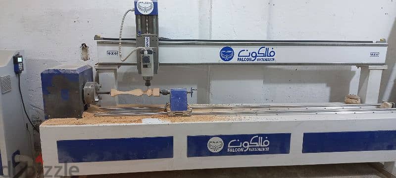 مخرطة  cnc  للأخشاب والارتليون وال pvc 2