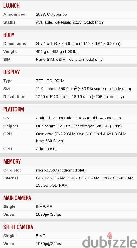 samsung tab a9 plus 11 inch 7