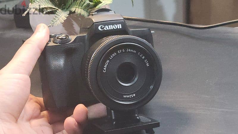 Canon m50 كالجديده بكل مشتملاتها 4