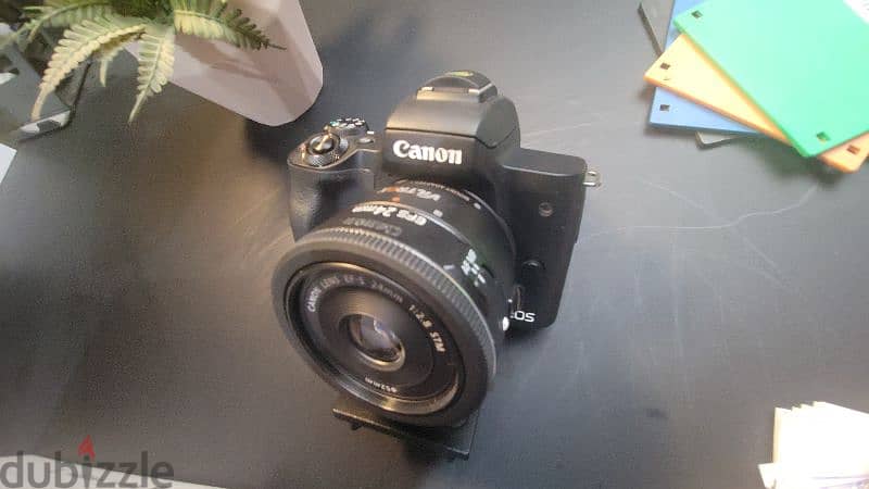 Canon m50 كالجديده بكل مشتملاتها 8