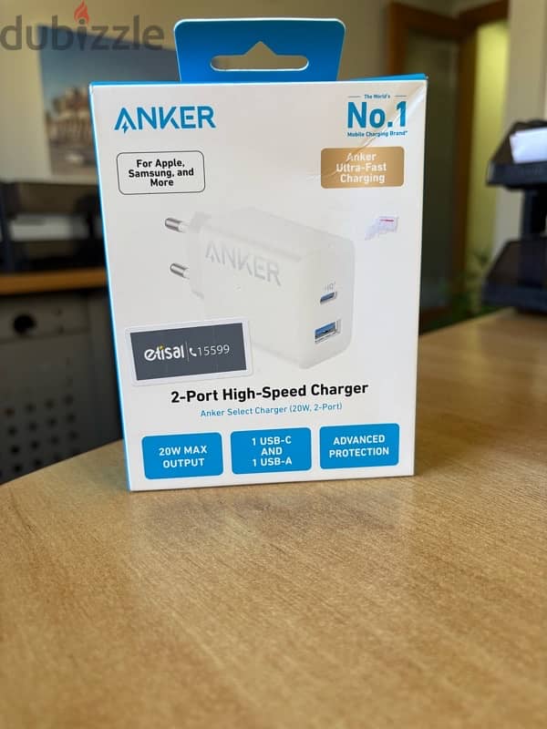 Anker 2-port High-speed charger 20W 0