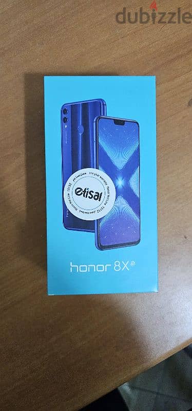 موبايل honor 8x ٤ رام ذاكره ١٢٨ لون ازرق بحاله ممتازه 0