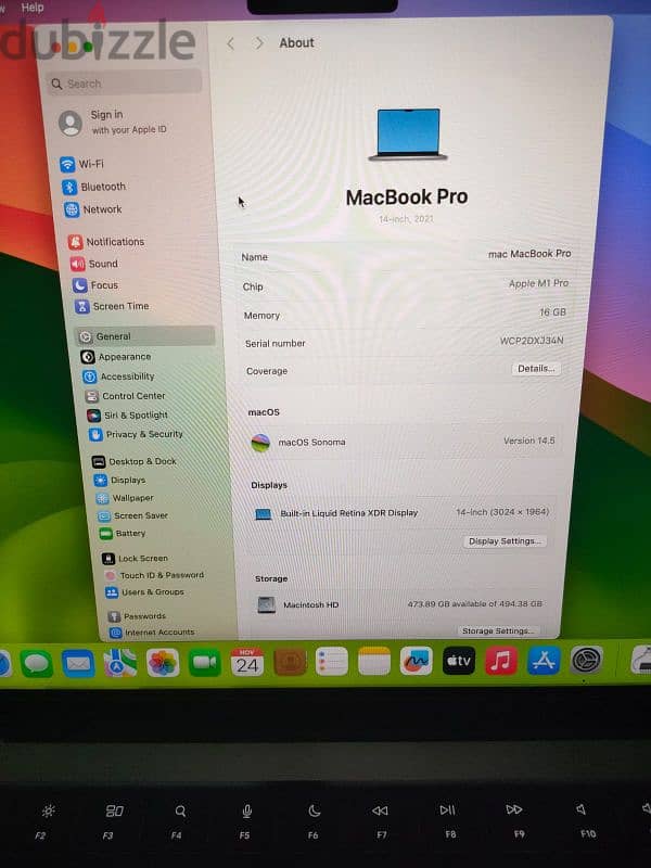 MacBook Pro M1 pro 14 inch Like New 8