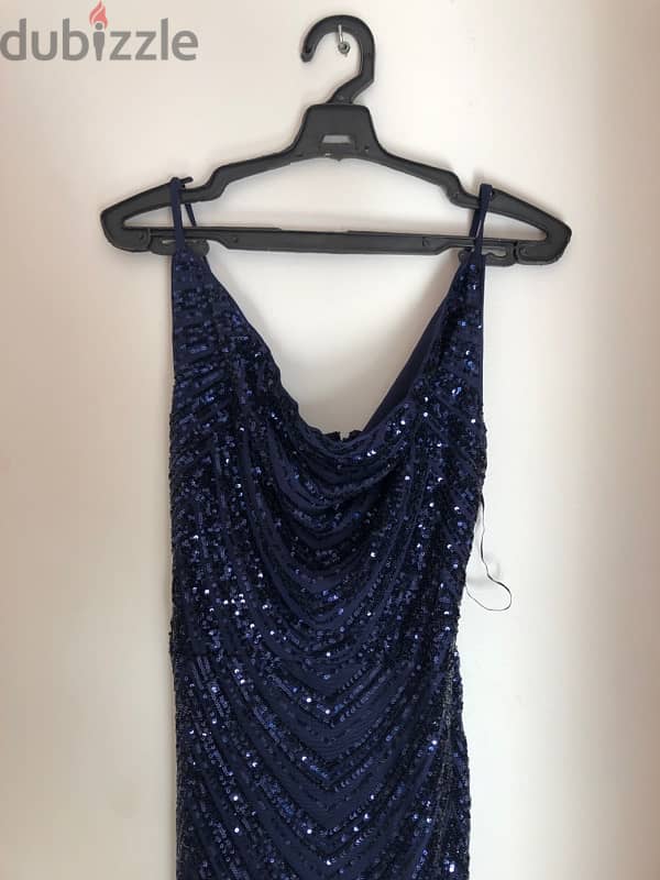 Lipsy London Navy Dress Backless Dress 1