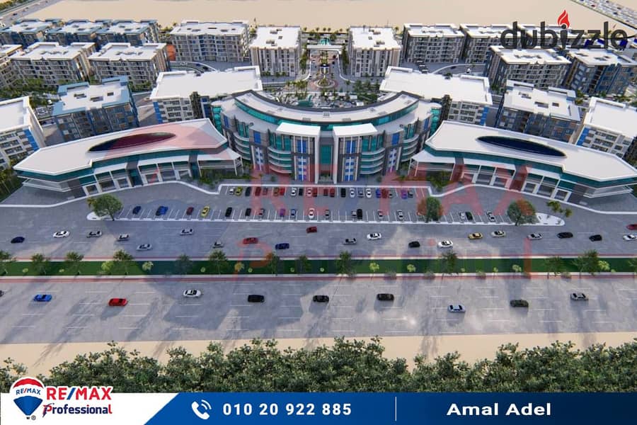 With only 15% down payment, own your apartment next to the Japanese University and Smouha Club on a main axis in Burj Al Ara 0