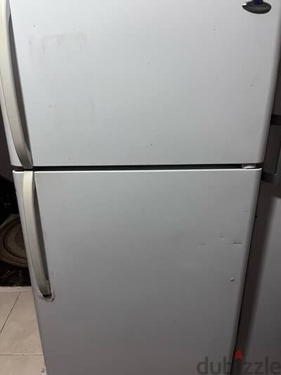 ثلاجه kelvinator امريكيه مستعمله شغاله كويس 24 قدم