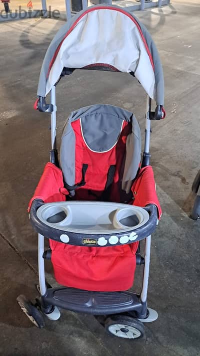 Functioning Used Chicco Travel System - Stroller & Car Seat