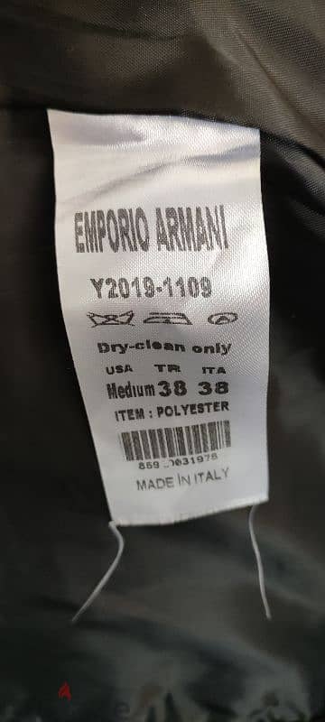 Armani Original jacket جاكت ارماني اصلي 5