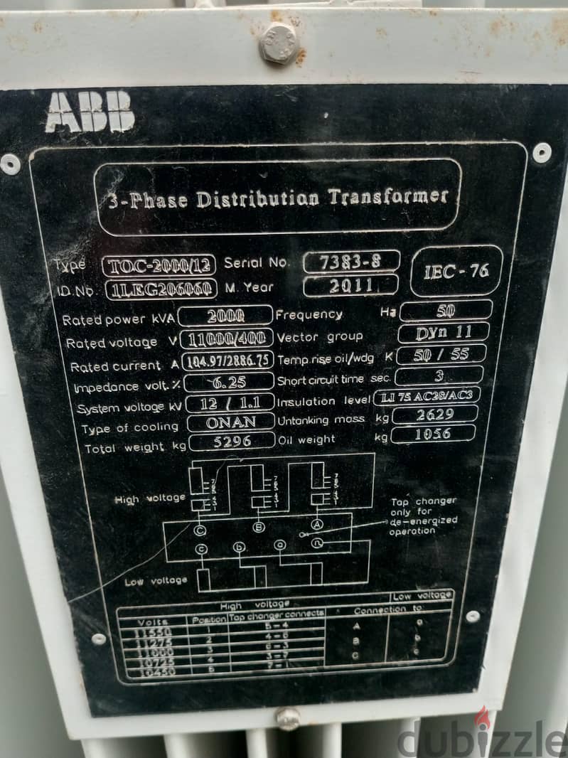 Used ABB Transformers for Sale 4