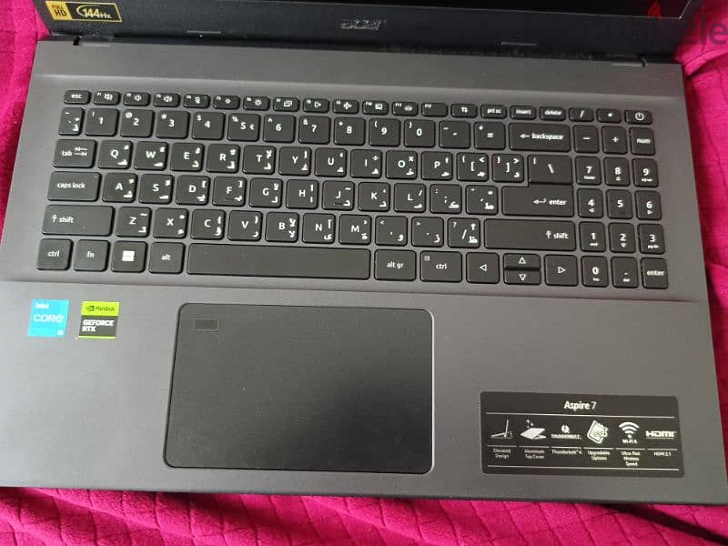 لابتوب acer aspire 7 جديد لن يستخدم الا ٣ مرات 4