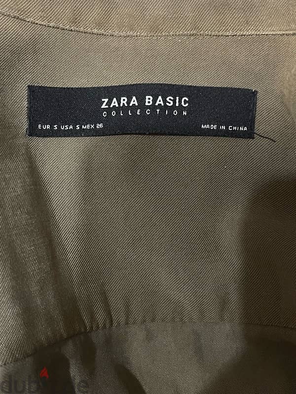 Zara olive green jacket 4