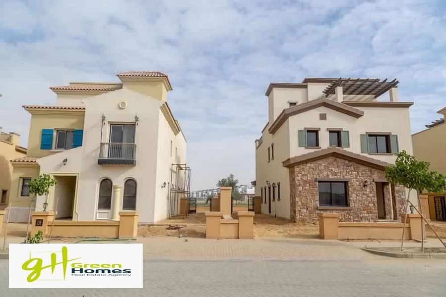 Twin House for Sale in Mivida – 355m², Prime Location in New Cairo, 70% Finished &  with ACs! 0