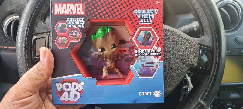 Original Marvel pops 4d groot figure 0