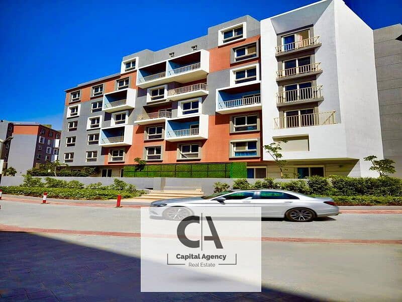 Apartment for sale ready to move Fully finished | In the heart of New Cairo - Amorada | Equal installments 0