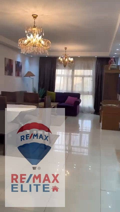 Apartment for rent, super luxurious and fully furnished, in Madinaty View Park, in front of Al-Husseini Supermarket and the mosque  135 M 0