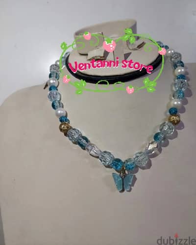 Blue ocean necklace