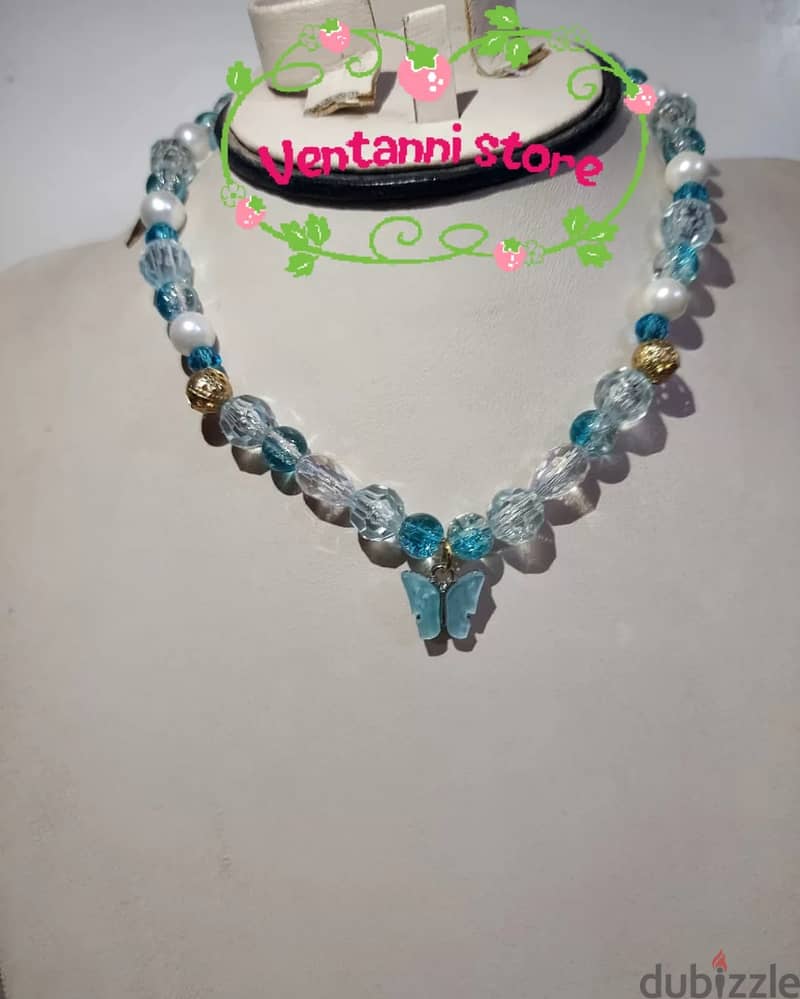 Blue ocean necklace 1