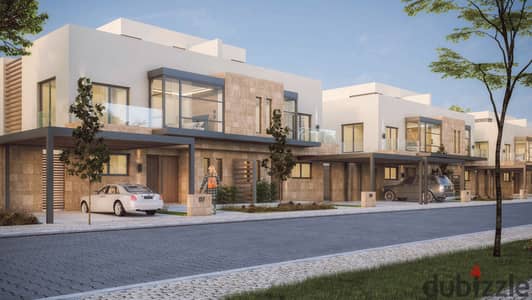 Ready-to-move-in resale townhouse at a bargain price in Al Karma compound, Sheikh Zayed, opposite Beverly Hills. Easy installment plans available.