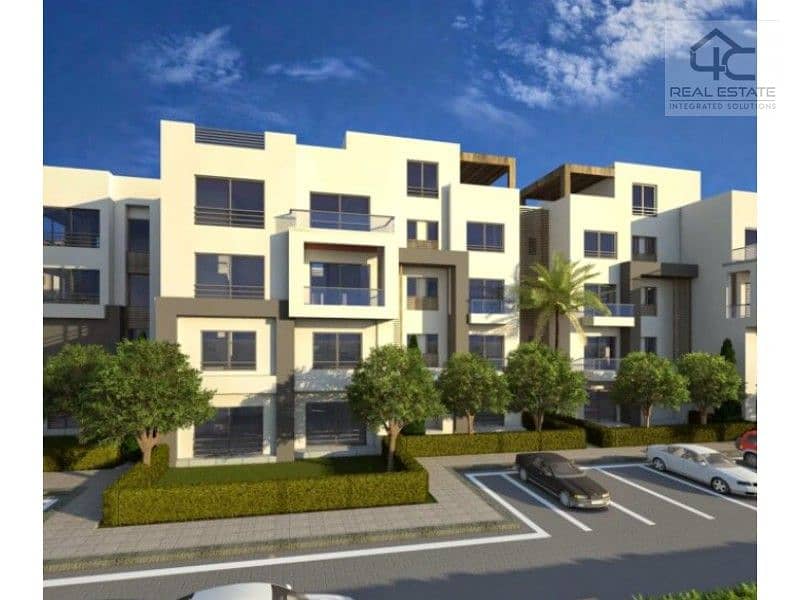 READY TO MOVE of an apartment with garden for sale, 251 square meters, 4 rooms, in a distinguished location inside Palm Hills, New Cairo, 0