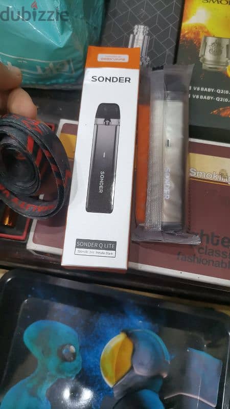 sonder q جهاز سوندر كيو جديد بود فيب pod vape معا سلسلة 0