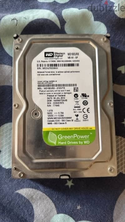 Hard 1 terabyte - NEW