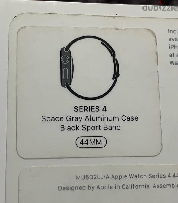 Apple watch 4-44mm Aluminum  gbs 1