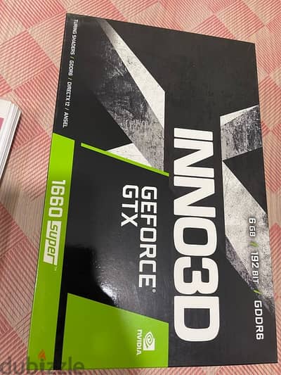 GTX 1660 super بحالة الزيرو بالكرتونة