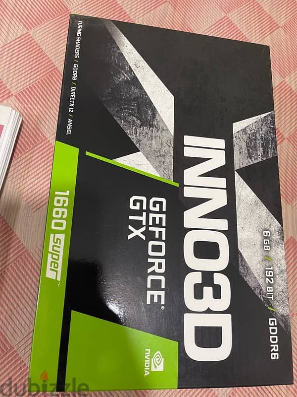 GTX 1660 super بحالة الزيرو بالكرتونة 0