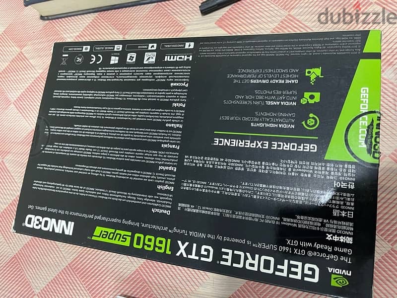 GTX 1660 super بحالة الزيرو بالكرتونة 1