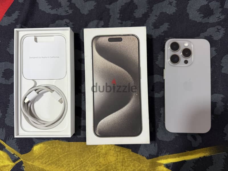 iPhone 15 Pro 256GB Natural Titanium Middle East 0