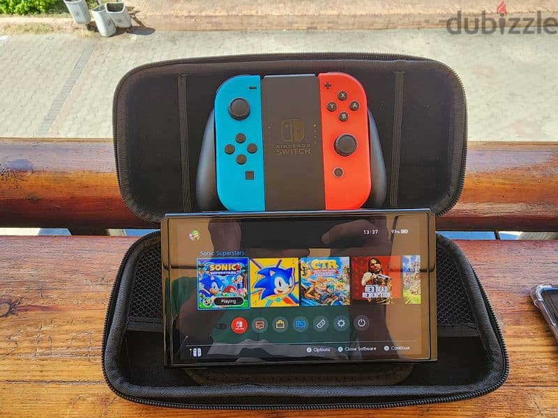 Nintendo switch oled moded نينتيندو سويتش اولد معدل للبيع 0