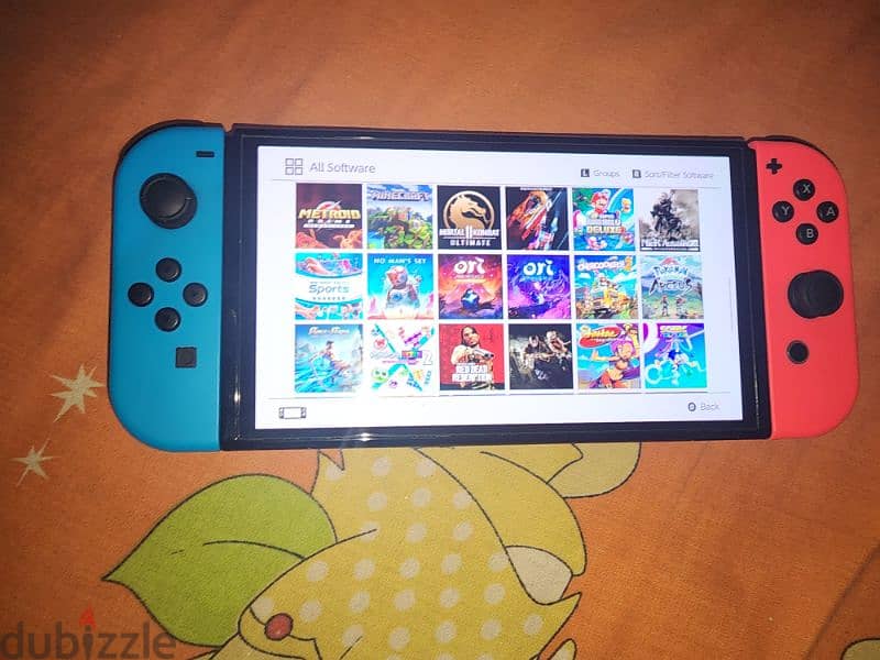 Nintendo switch oled moded نينتيندو سويتش اولد معدل للبيع 15