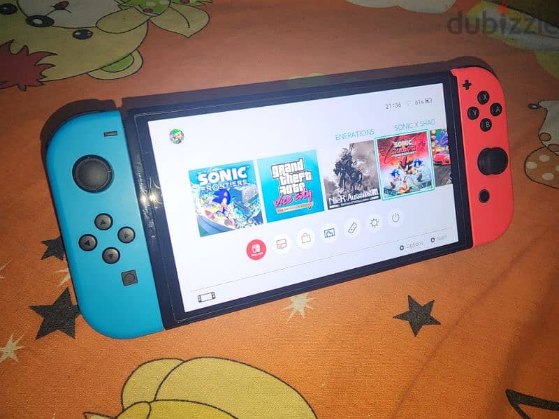 Nintendo switch oled moded نينتيندو سويتش اولد معدل للبيع 18