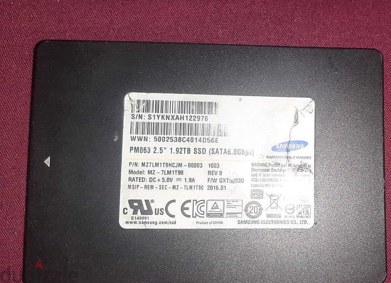 ssd 2t Samsung 0