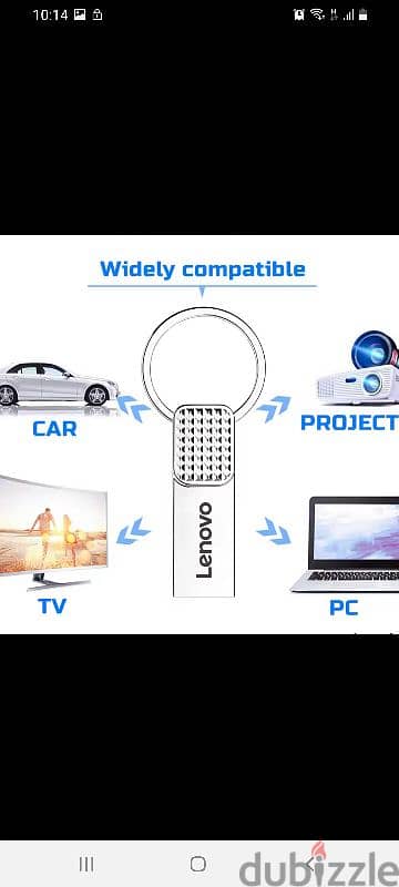 لينوفو فلاش ميموري 1 تيرا بايت USB 3.0 معدن 3